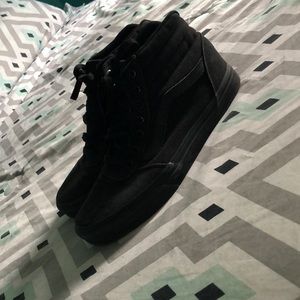 Black vans size 8.5 women